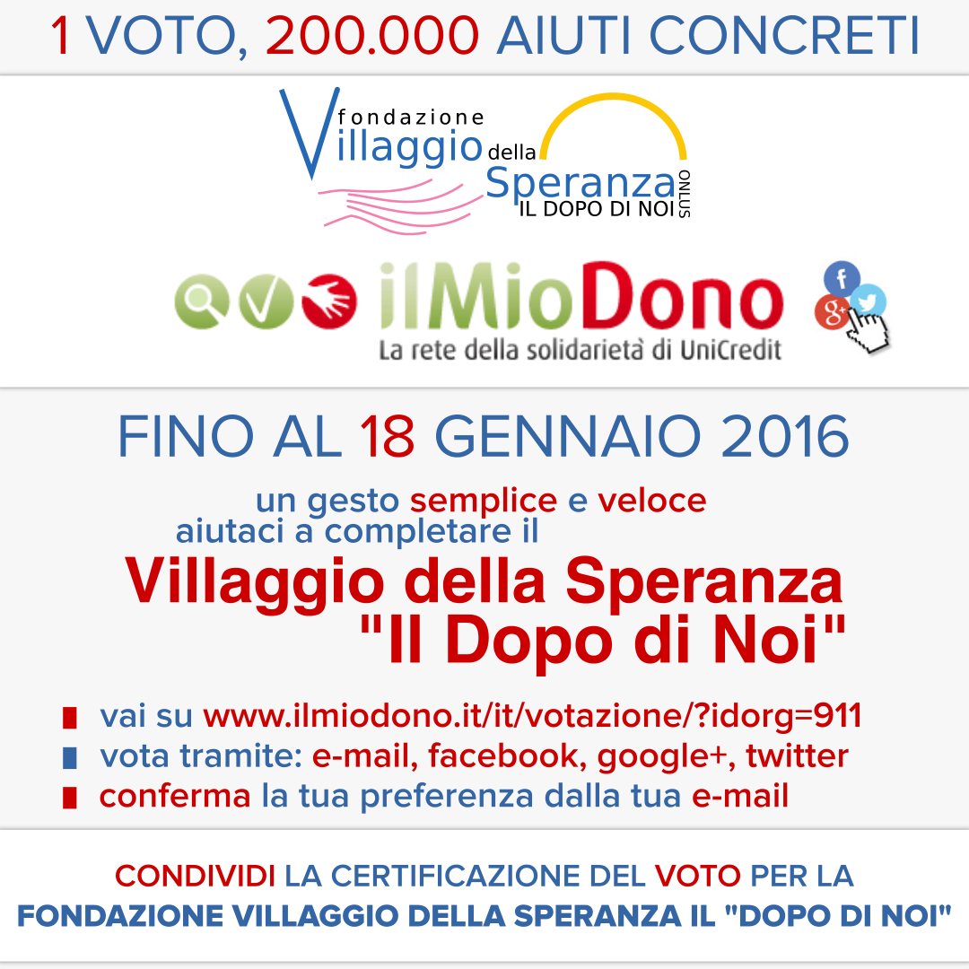 Il Mio Dono Unicredit 2016